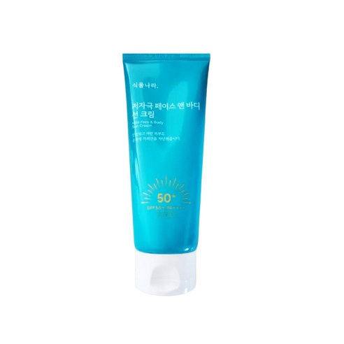 대용량 식물나라 저자극 페이스 앤 바디 선 크림 150ml SPF50+ PA++++, 6개