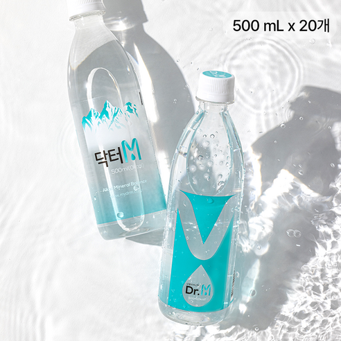 닥터M 경도210 약알칼리 미네랄밸런스 음료, 500ml, 20개