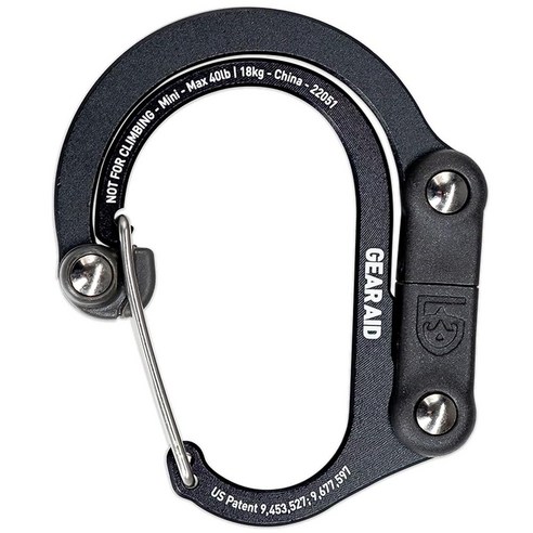 GearAid 기어에이드 히어로클립 미니 카라비너 스텔스 블랙 484659, 2팩 옥토퍼스랜야드 Best Top5 GearAid 기어에이드 히어로클립 미니 카라비너 스텔스 블랙 484659, 2팩 옥토퍼스랜야드 Best Top5