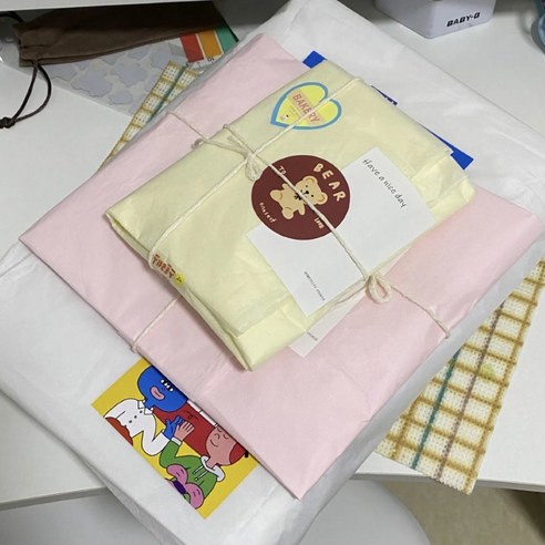 YAPOGI 선물 포장지 선물 포장 예쁜 포장 포장박스 종이포장, 만큼 포장지, 색깔6