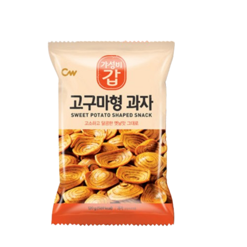 청우식품 고구마형 과자, 120g, 4개