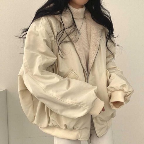 따듯하고 편안한 여성 최신모델 후드 점퍼 재킷