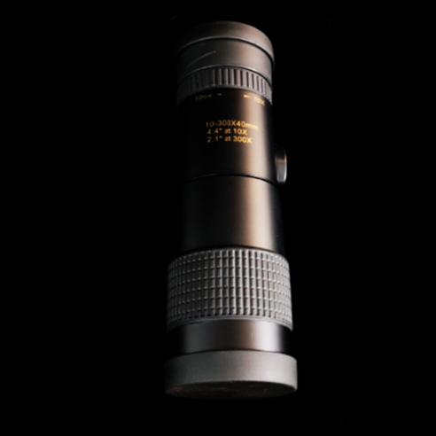 레드에셋 콘서트 망원경 고배율 고성능 휴대용 단망경, 52mm 사츠망원경 10 단안 망원경 고성능 고배율 단망경 콘서트 망원경 10-300배 고배율
