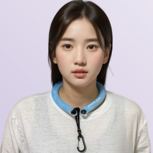 프리즈링 스트랩 넥쿨러 넥밴드 아이스 여름 목도리 쿨 스카프 얼음 목걸이, 프리즈 그린