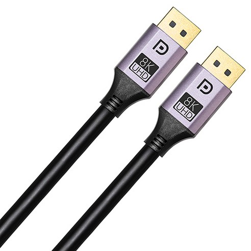 Famende DP1.4 8K 26AWG 20 핀 아연 합금 쉘 HD 케이블, 1m