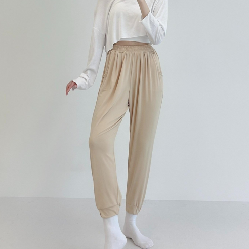 로라벨 숨 요가바지 하렘팬츠 하의 필라테스복 바지