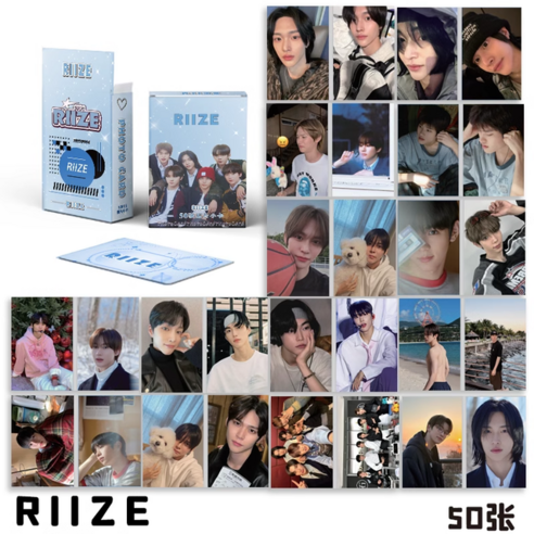 라이즈 riize 포토카드 포카 굿즈 KPOP RIIZE 새 앨범 토크 Saxy LOMO 카드 쇼타로 은석 성찬 원빈 소희 선풍기 컬렉션 선물 엽서 사진 55 개/세트, [02] HN-5-RIIZE