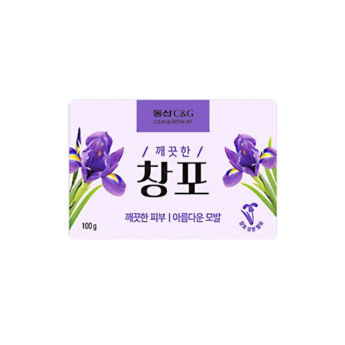 크리오 동산 창포 세안비누, 100g, 12개