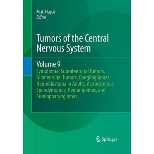 (영문도서) Tumors of the Central Nervous System Volume 9: Lymphoma Supratentorial Tumors Glioneuronal... Paperback, Springer