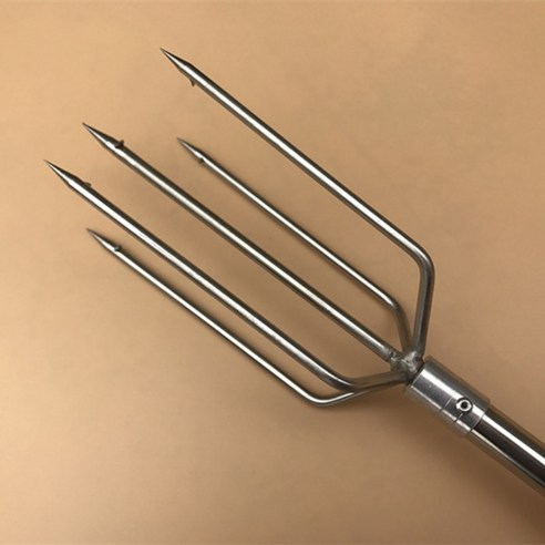 수중 촉 고무줄 해루질 민물 바다 스피어건 물고기 중간 이빨 스테인레스 스틸, 7미터 + 5개의 이빨 중간 둥근 끝 작살