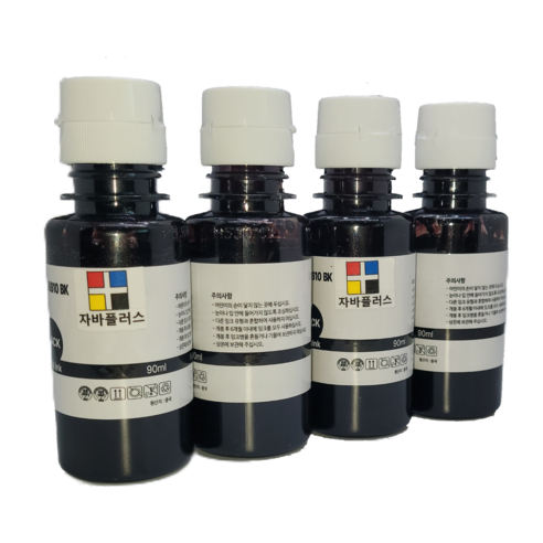 삼성 무한 프린터 및 복합기 호환 잉크 INK-K610 C610 M610 Y610, 검정 4개 1세트 SL-T1670 T1670W T1670FW SL-T2170W T2173W T2175W 
프린터/복합기