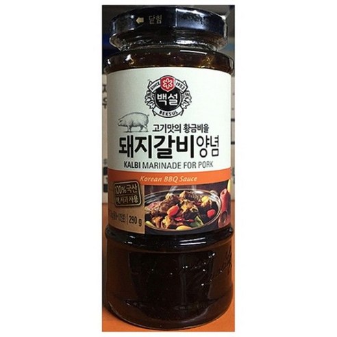 돼지갈비양념(백설 290g)/액상소스, 1개