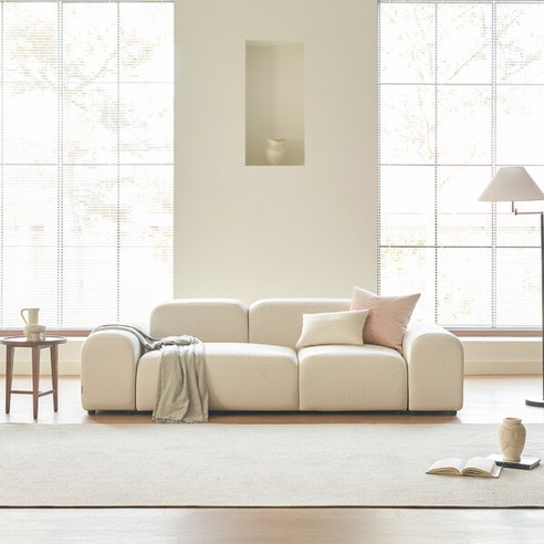 포근한 휴식의 시작, 에몬스 버블 3인용 패브릭 소파로 완성하는 나만의 공간 에몬스쇼파