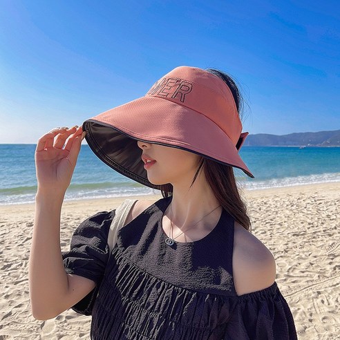 여름철 자외선 차단 어부 모자 접을 수 있는 햇 캡, 평균, 새빨갛다