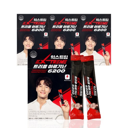 익스트림 트리플 아르기닌 6200mg, 300ml, 4개