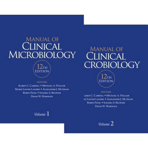 Manual of Clinical Microbiology 2 Volume Set Hardcover, ASM Press