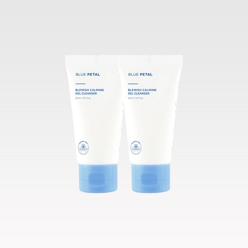 블루페탈 블레미쉬 카밍 젤 클렌저 여행용폼클렌징 여행준비물, 2개, 30ml