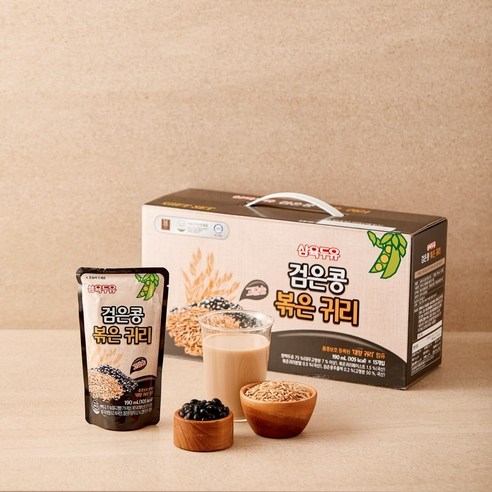 삼육두유 볶은귀리 파우치 두유, 190ml, 60팩