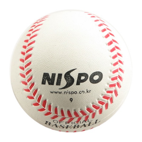 니스포 연식 야구공 A119-R 9인치 12개입, 12개