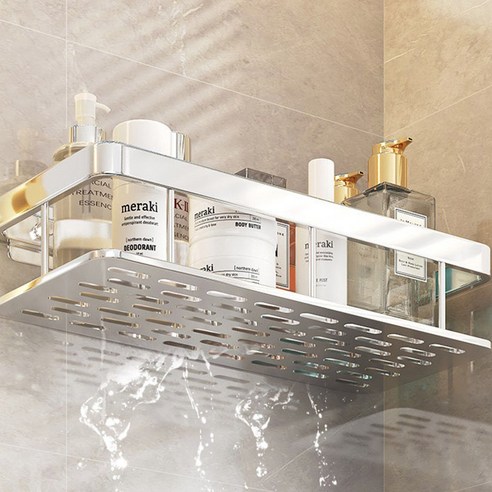 무타공 알루미늄 선반으로 욕실 공간을 스마트하게!