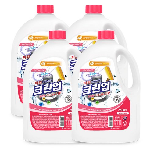 크린업 섬유유연제 로즈향 2.5L X 4개, 1set Best Top5