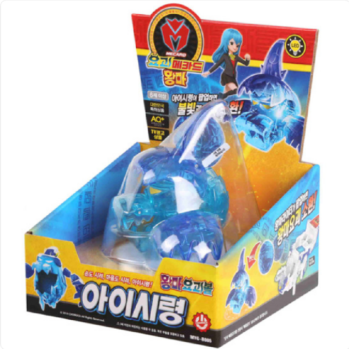 요괴메카드 왕마요괴볼 아이시령 로봇장난감, 혼합 색상
