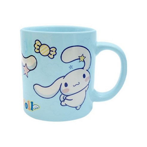 산리오 데일리 컬러핸들 도기머그컵 350ml 마이멜로디, 1개