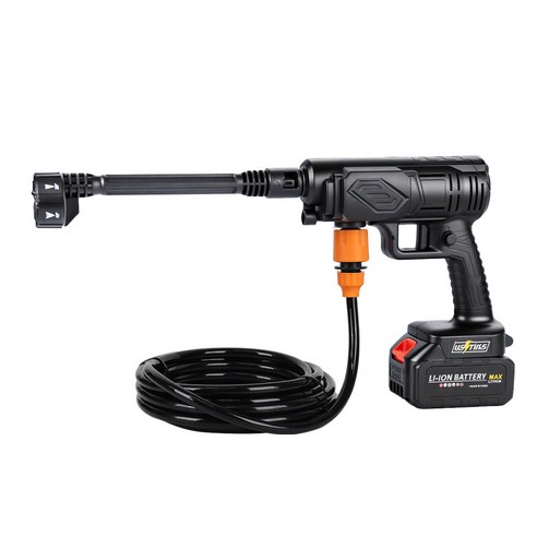 무선으로 자유롭게, 고압으로 깨끗하게! 이제 집에서 쉽고 편리하게 세차하세요.