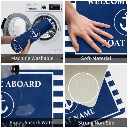 소프트 터치의 고급스러움, 당신의 공간을 빛내는 앵커 해상 도어매트