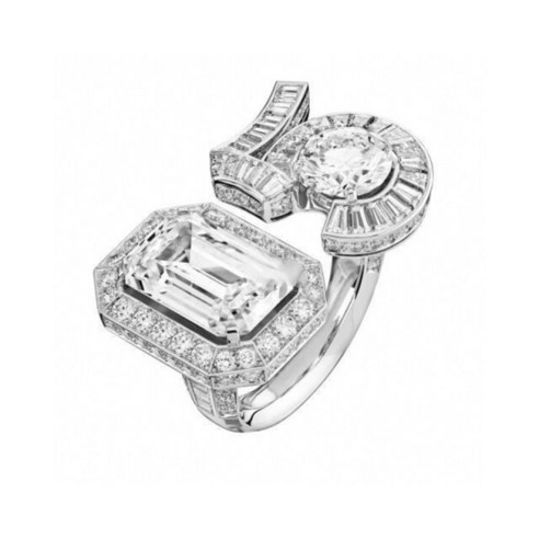 브랜드 순 925 순은 보석 비취 절단 자모 5 디자인 반지 큰 다이아몬드 반지 약혼 결혼식 럭셔리 보석