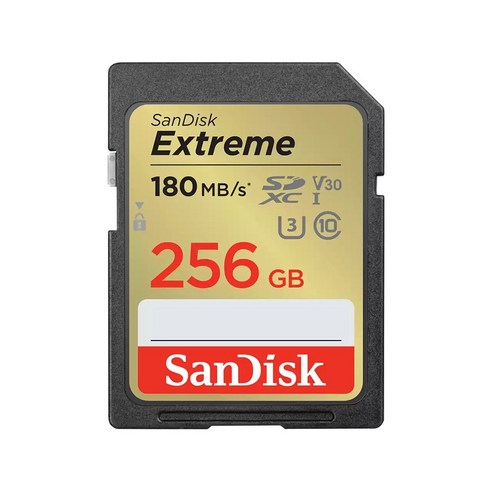 SanDisk 익스트림 SD카드 180MB/s 256 GB 샌드디스크울트라256