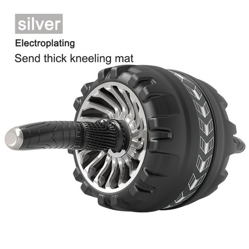 복부운동기구 더블휠 자동 리바운드 고퀄리티 AB 슬라이드 복부 훈련, 레드