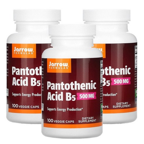 재로우 펜토텐산 B5 500mg 캡슐, 100정, 3개