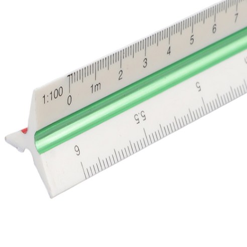 제도용 스케일자 15cm 30cm 배율 건축 재단 인테리어 삼각, 15cm-고배율, 기본