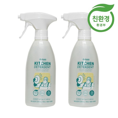 오투팡 뿌리는 거품형 주방세제 480ml 1+1, 단일