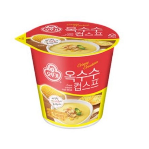오뚜기 옥수수 컵스프, 27g, 4개