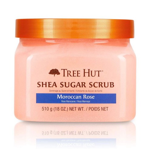 트리헛 시어 슈가 브라질리언 왁싱 스크럽 모로칸 로즈 18oz(510g) 3팩 Tree Hut Shea Sugar Scrub, 3개, 510g 라이콘 Best Top5