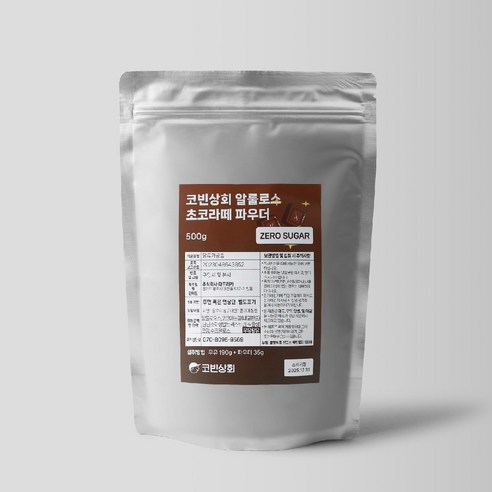 코빈 제로슈가 알룰로스 생초콜릿라떼, 1개, 1개입, 500g 제티80