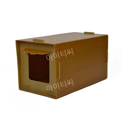 길고양이 겨울집 실외 방수 보온 고양이 겨울 숨숨집 급식소 대형, 기본