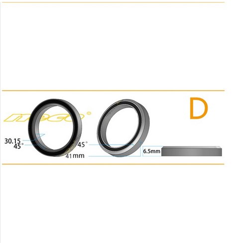 neco 베어링 도로 자전거 mtb 헤드셋 베어링 자전거 38 39 41 41.8 43.8 44 46.8 46.9 47 48.9 49 50.8 51 51.8 52 mm 자이언트, d