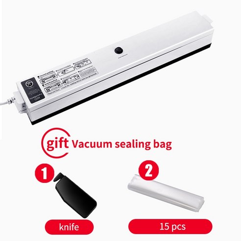 [XIG] 진공 포장기 Sous Vide Vacuum Sealer 220V/110V 식품 저장을위한 새로운 식품 포장기 진공 포장용 진공 봉투, black_US 110V