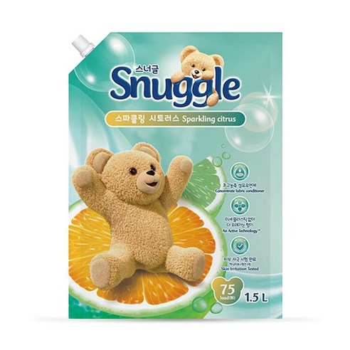 규격 유니레버 스너글 초고농축 섬유유연제 스파클링 시트러스 1 5L 선물추천