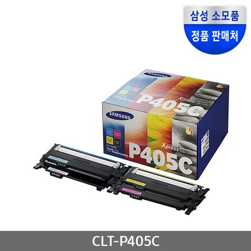 삼성전자 정품토너 CLT-P405C, 검정 + 컬러, 1개