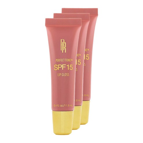 블랙래디언스 퍼펙트 톤 SPF15 립 글로스 11.8ml, 5304 Rose, 3개