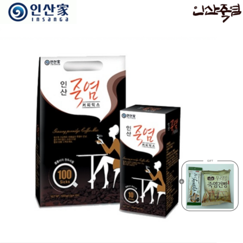 인산가 정품 죽염커피믹스 100개입 1box, 1박스, 12ml