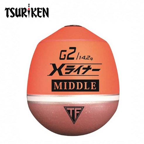 거상코리아 쯔리겐 X라이너 미들 스카이레드 약9g 구멍찌 감성돔벵에돔 바다흘림, 1개, B-179978