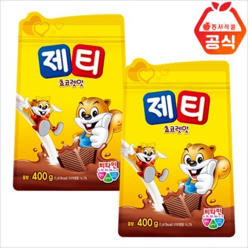 제티 쵸코렛맛 분말, 400g, 1개입, 2개