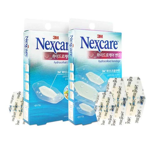 3M 넥스케어 하이드로케어 밴드 소형 6매입 + 3M 넥스케어 하이드로케어 밴드 혼합형 5매입, 1세트