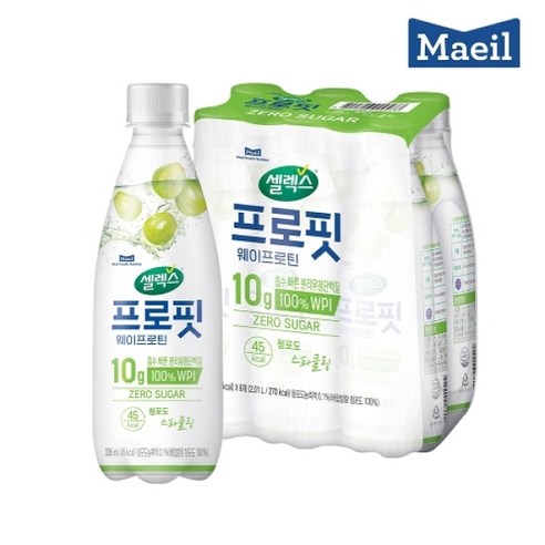 매일유업 셀렉스 프로핏 스파클링 청포도 330ml 6pet