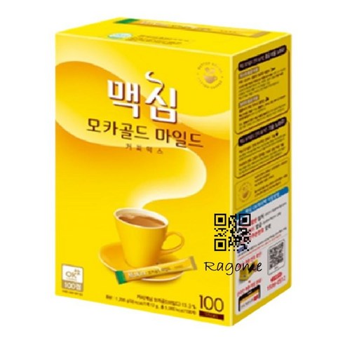 맥심 모카골드 마일드 커피믹스, 0.9g, 100개입, 1개 0.9g, 100개입,1개 섬네일